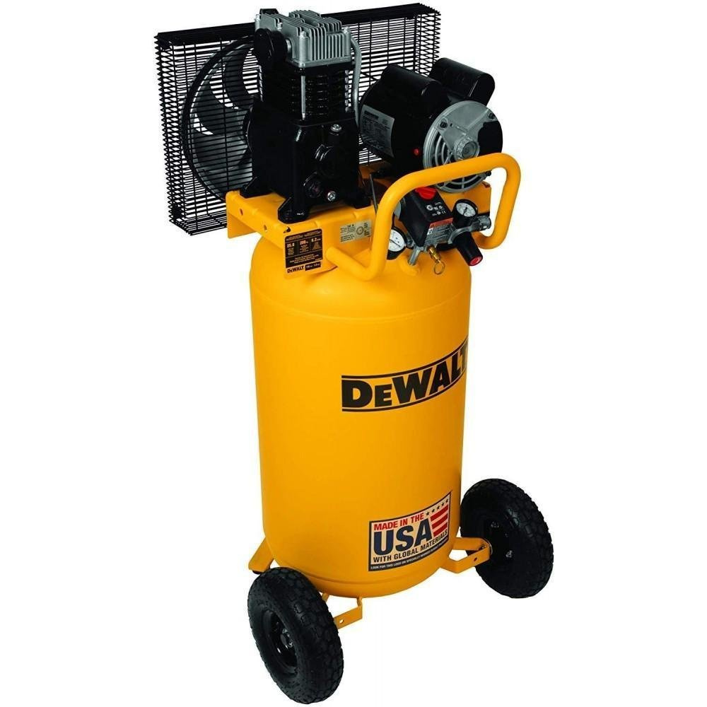 2025 DEWALT DXCM251 25 Gal. 200 PSI Oil Lubed Belt Drive Electric Air Compressor
