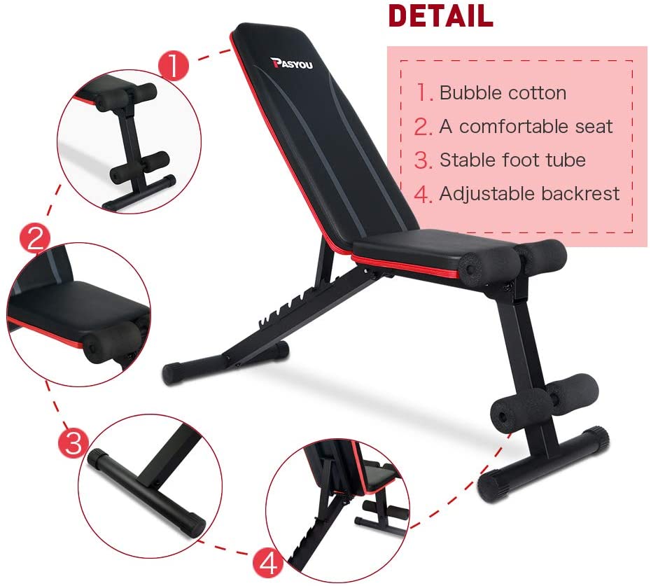2026 Adjustable Weight Bench Full Body Workout Multi-Purpose