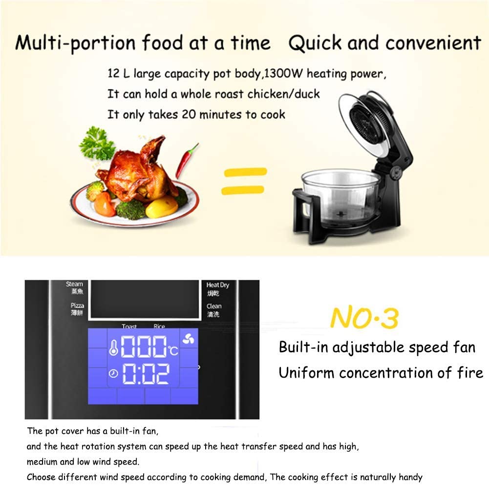 2026 L.HPT Air Fryer Halogen Oven