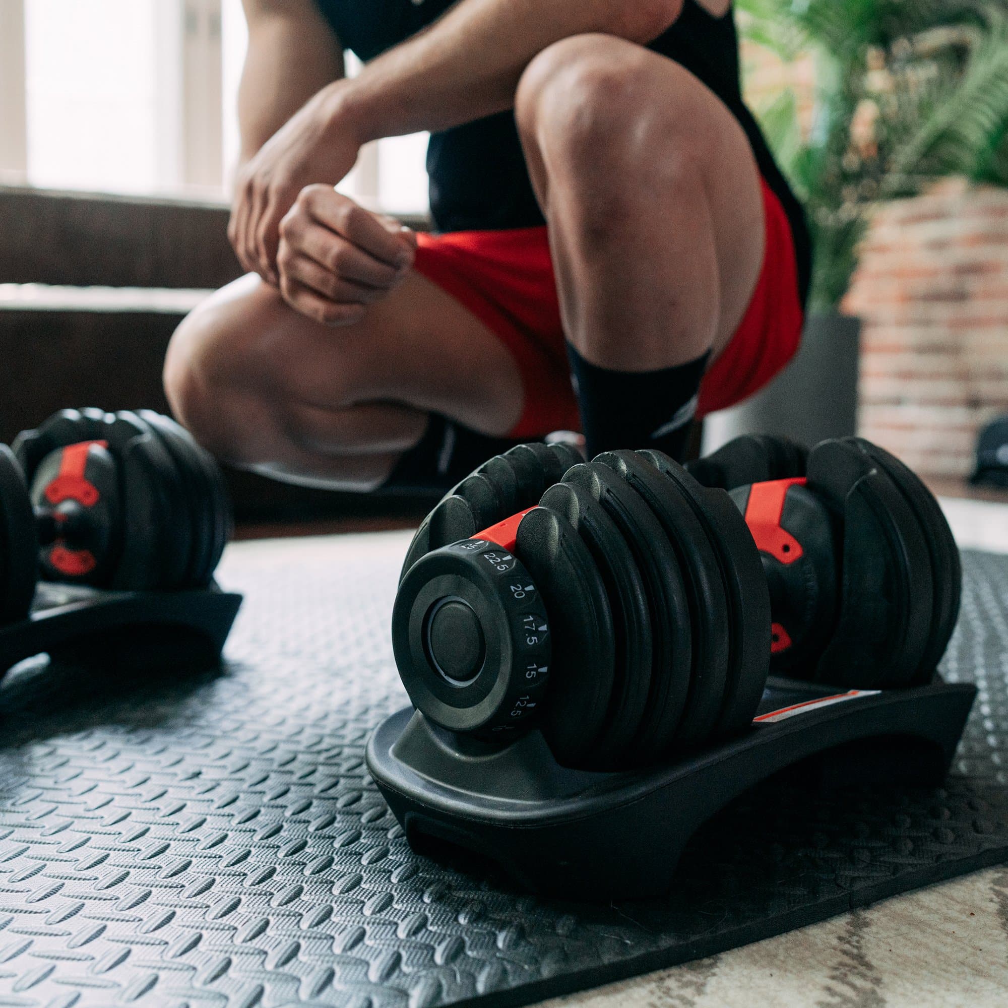 2026 Set Of 2 Adjustable Dumbbells (5 to 52.5 lb)