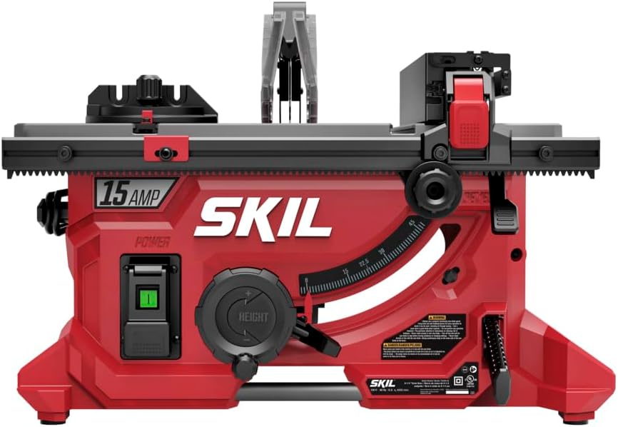 15 Amp 10′′ Jobsite Table Saw with Folding Stand