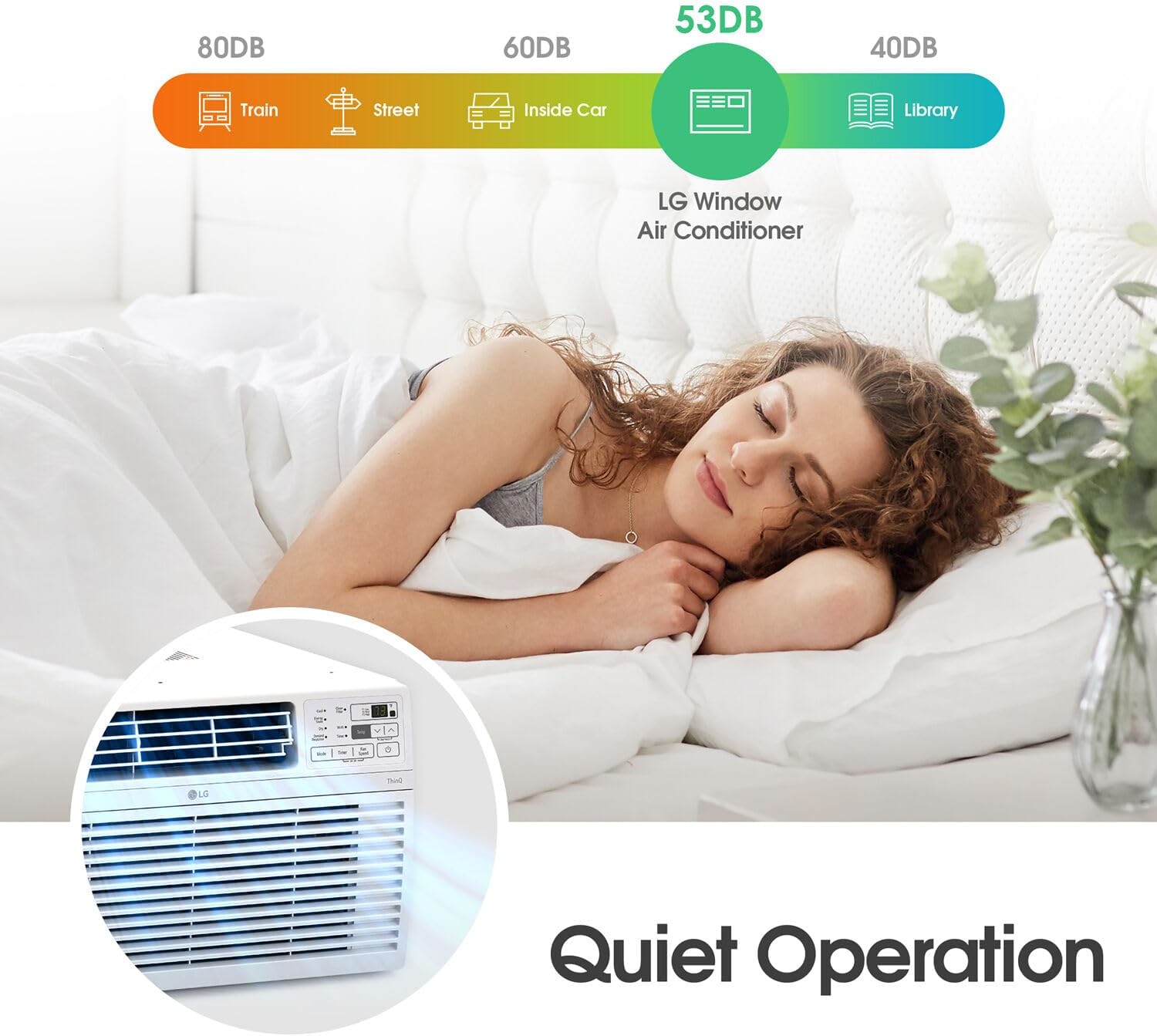 8,000 BTU Window Air Conditioner, Remote & Quiet