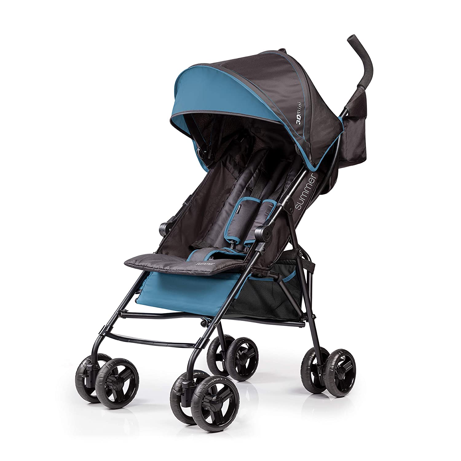 2026 3Dmini Convenience Stroller, Blue/Black �� Lightweight Infant Stroller with Compact Fold