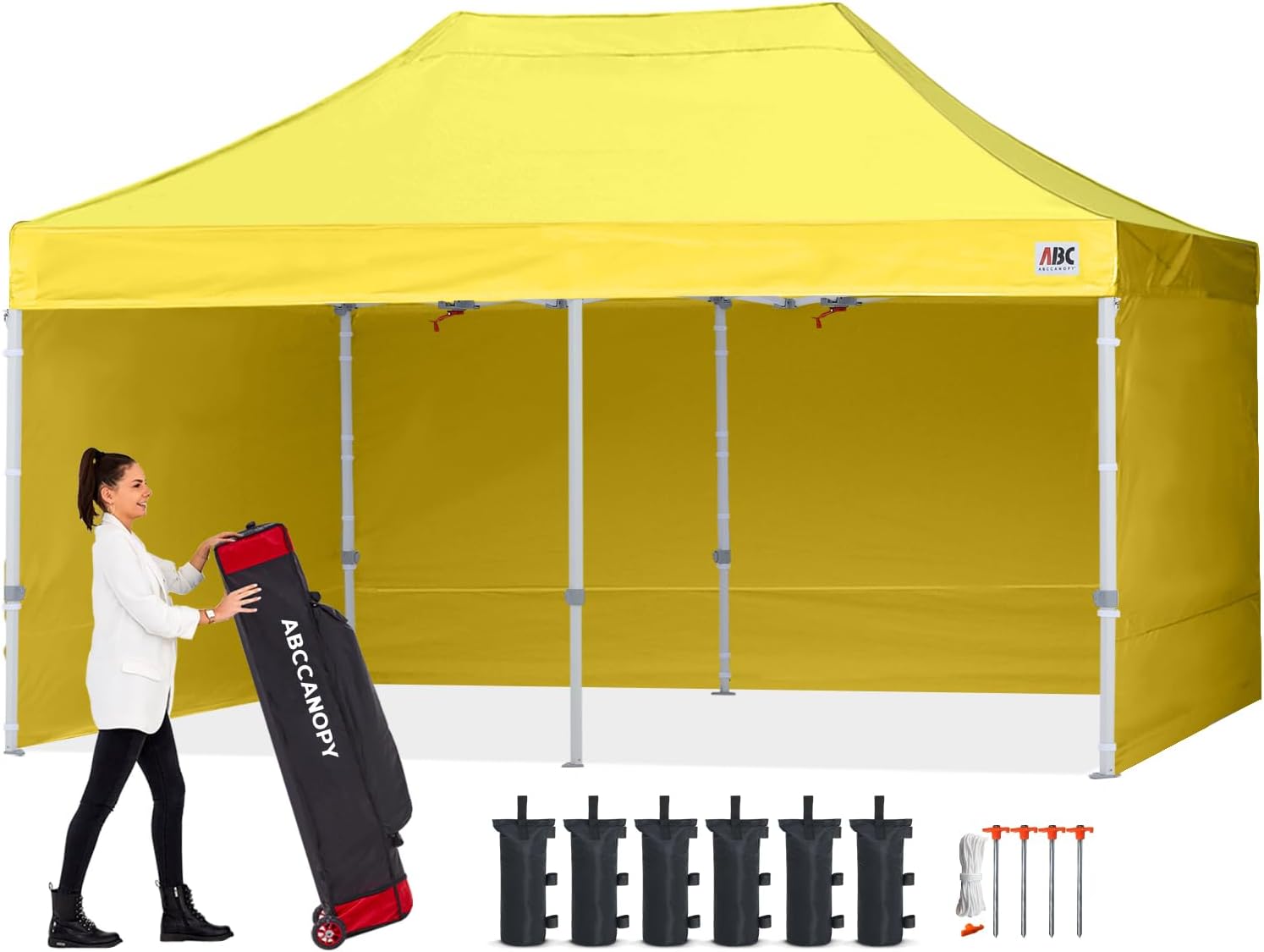 Easy Pop Up Canopy Tent 10×10 with Sidewalls