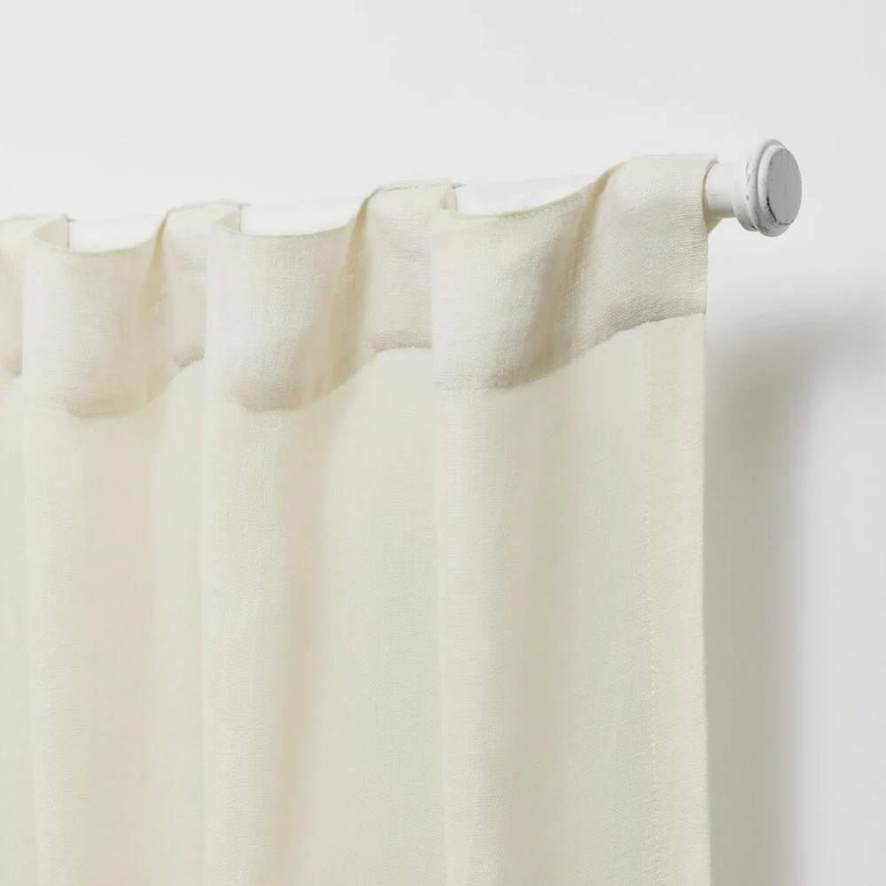 Lauren Ralph Lauren Engel Sheer Back Tab/Rod Pocket Curtain Panel