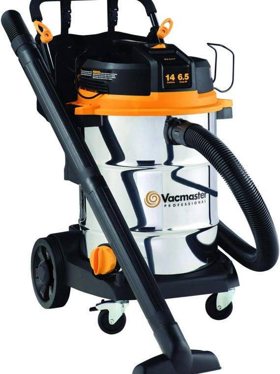 Beast Professional Series 14 Gal. 6.5 HP Steel Tank Wet/Dry Vac with Cart