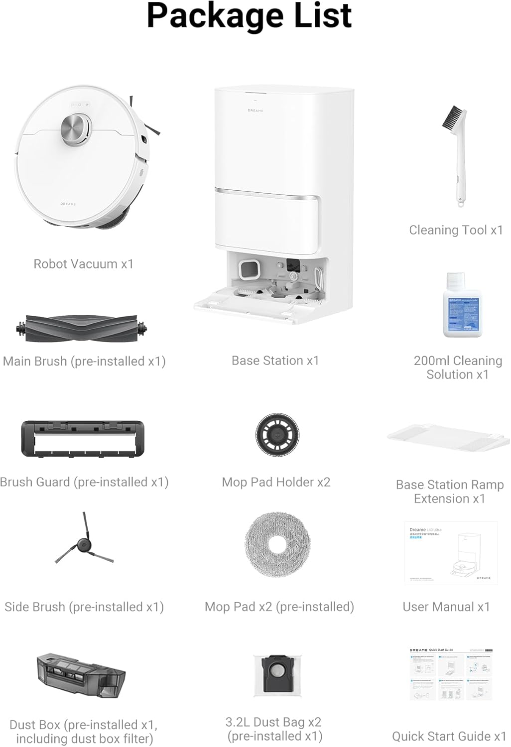 L40 Ultra Robot Vacuum with Self-Cleaning Mop