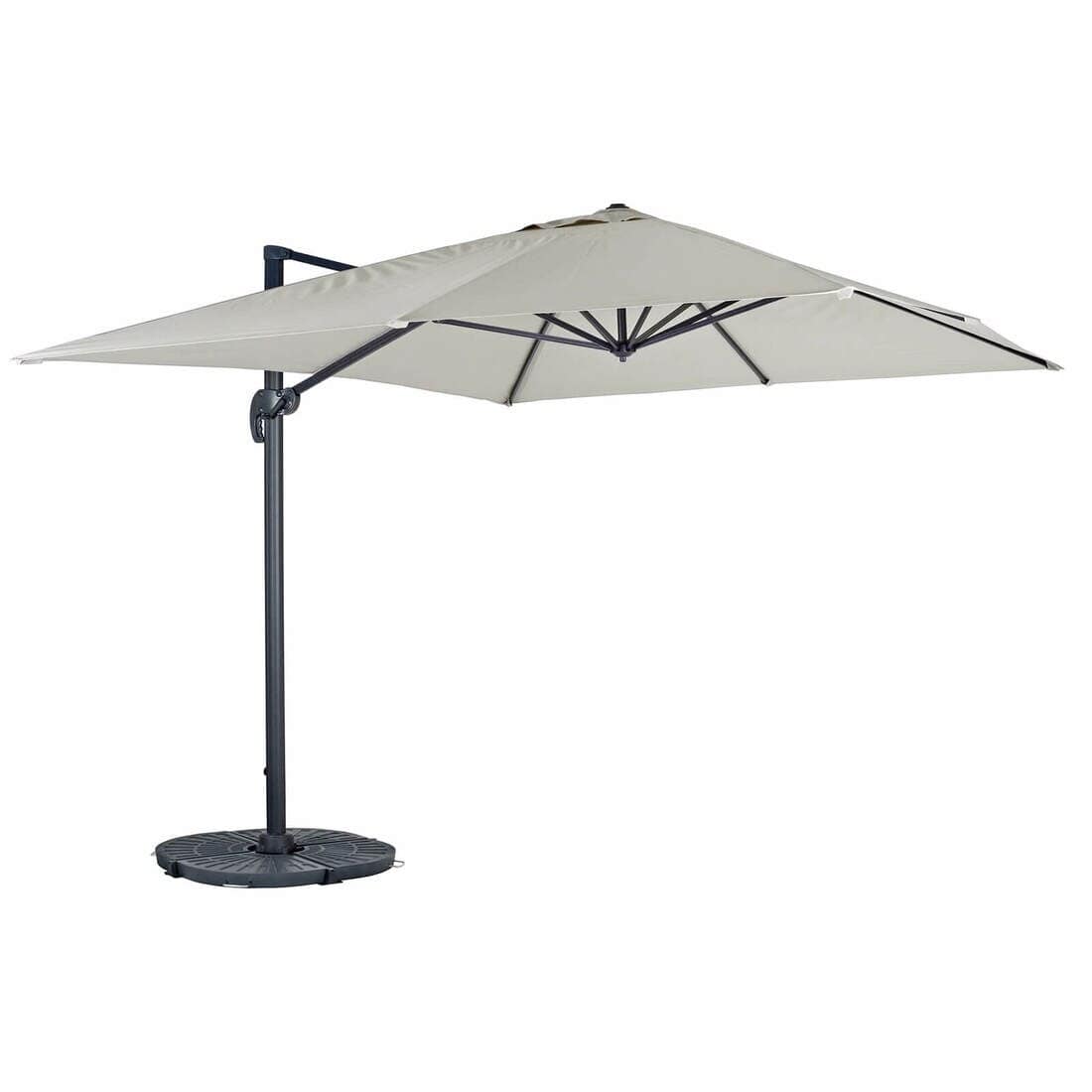 3 x 4m Roma Rectangle Parasol Large Cantilever Garden Shade