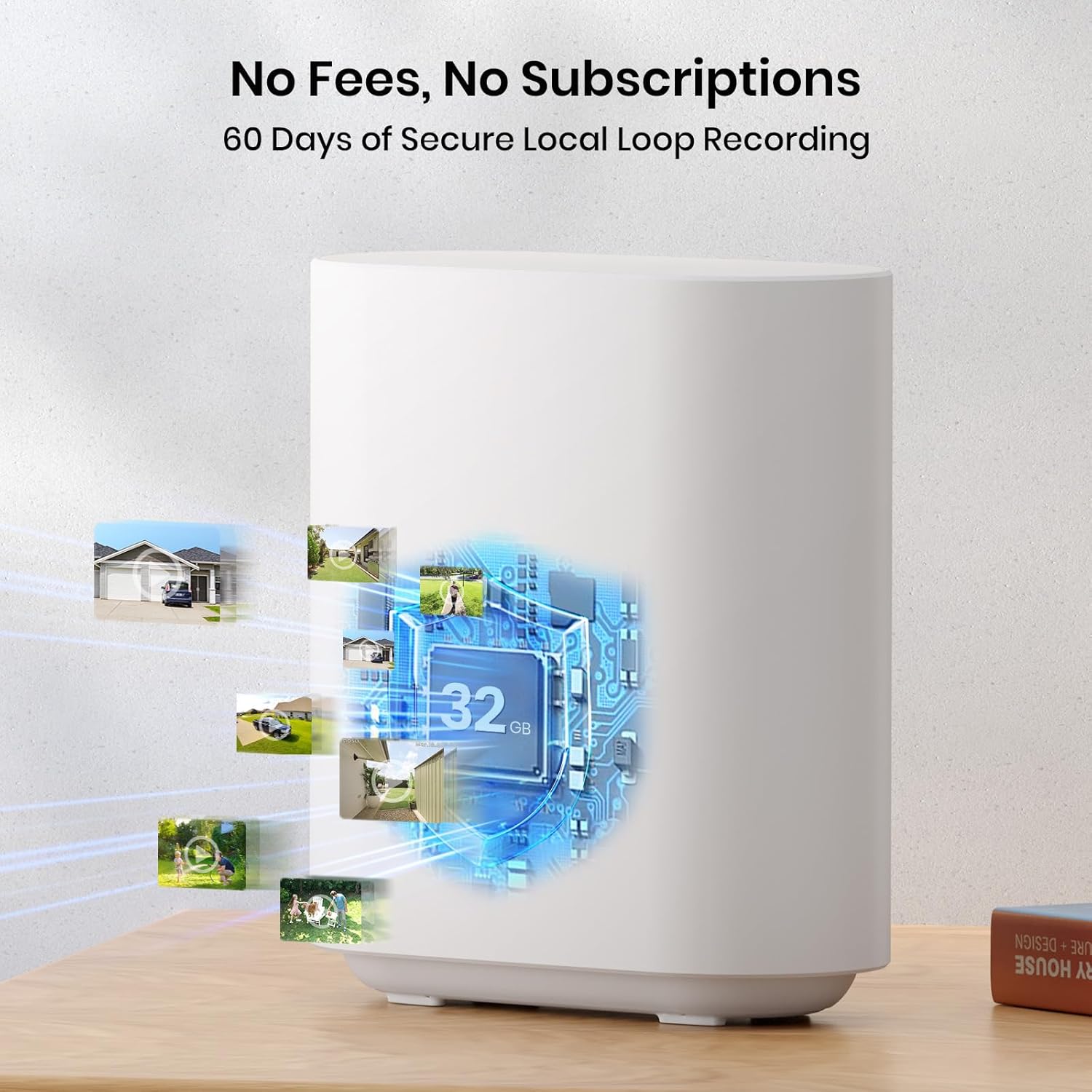 Outdoor Wireless Security Cameras, 4-Cam Solar Kit