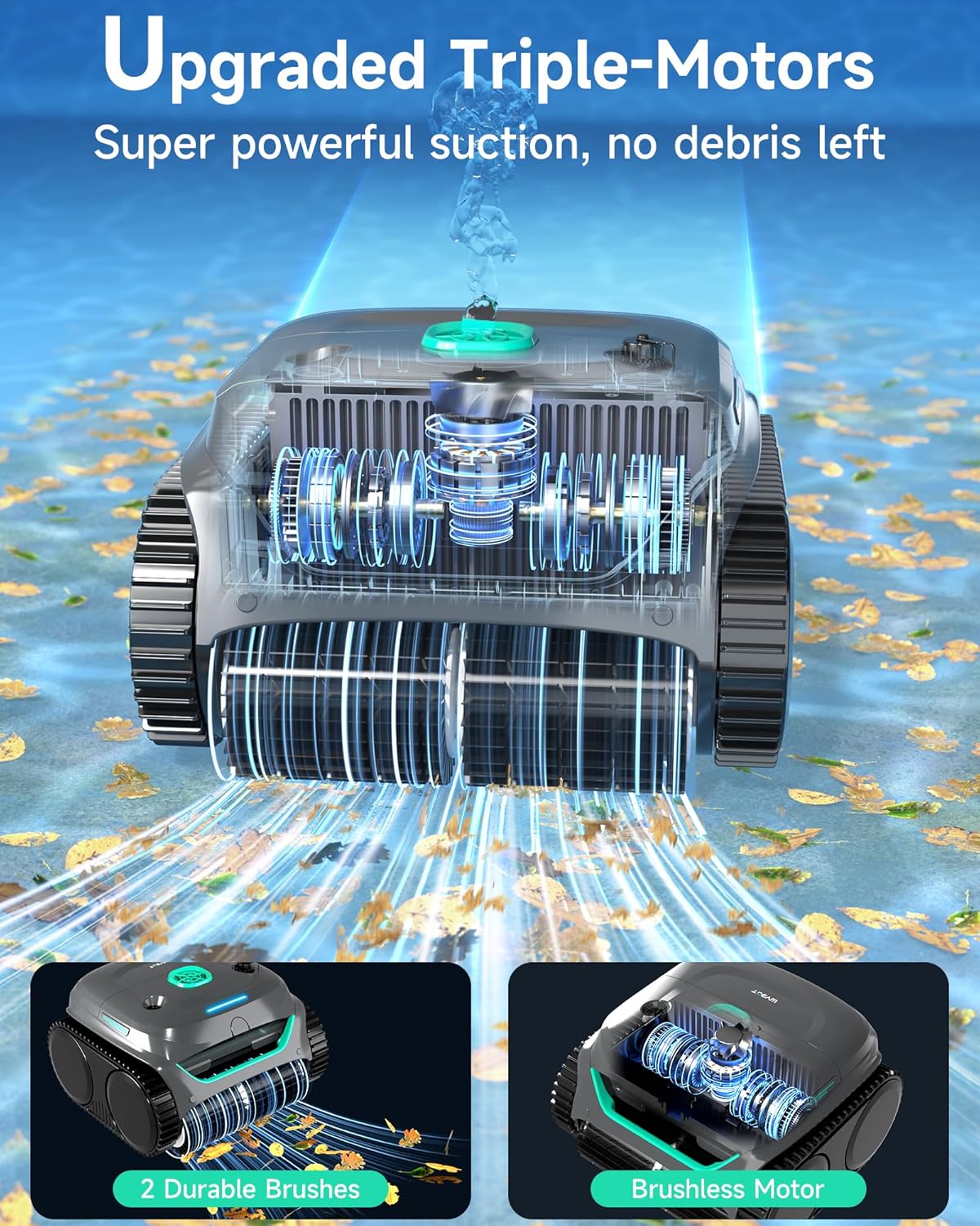 C2 Inground Pool Vacuum Robot – Cordless Cleaner