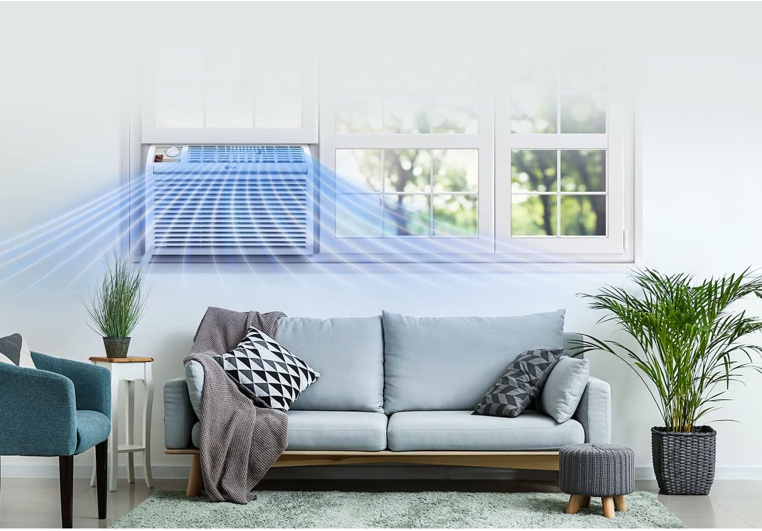 8,000 BTU Window Air Conditioner, Remote & Quiet