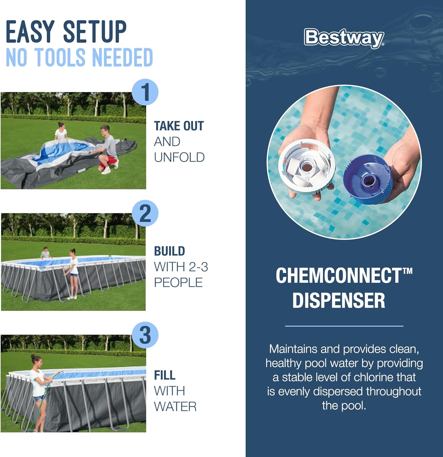 Bestway Oval Above Ground Pool Set (10' x 6'7