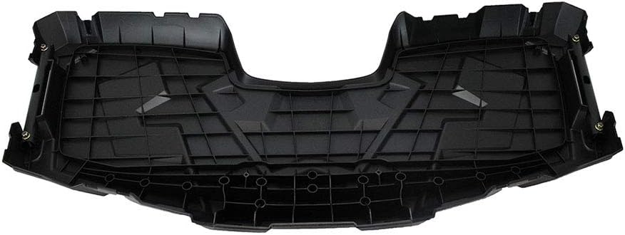 Front Rack with Plugs Assembly, Gloss Black, Genuine OEM Part 2636440-070, Qty 1