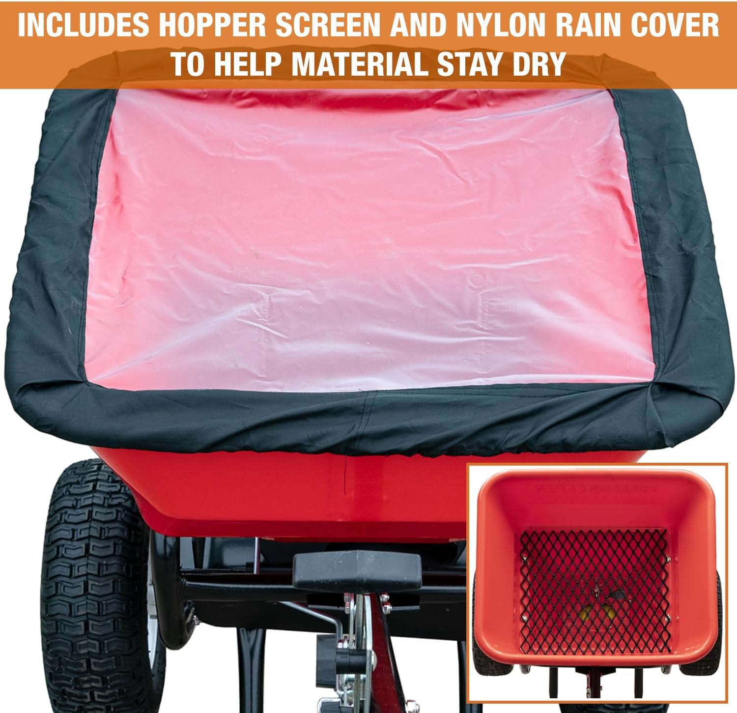 2026 Multi-Purpose Walk Behind Push Spreader 3039632R Grounds Keeper, 100 Pound Capacity, Multi Use Tool for Grass Seed, Salt, De-Icer, Fertilizer and Seeds