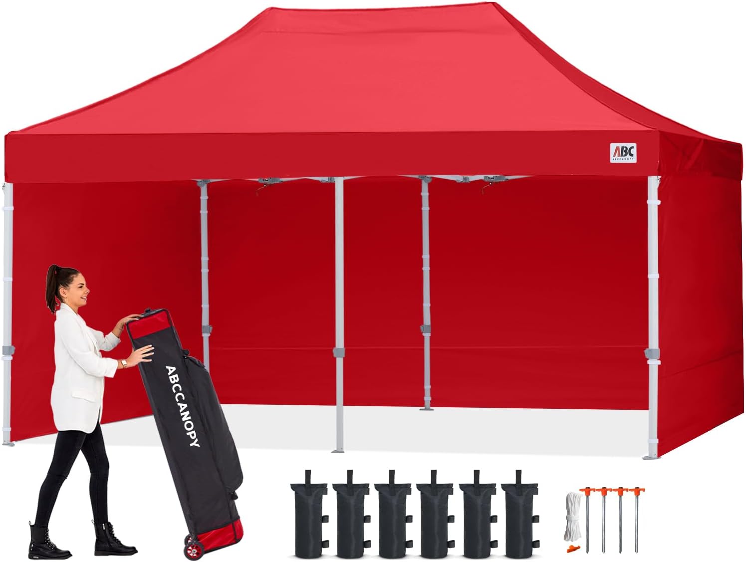 Easy Pop Up Canopy Tent 10×10 with Sidewalls