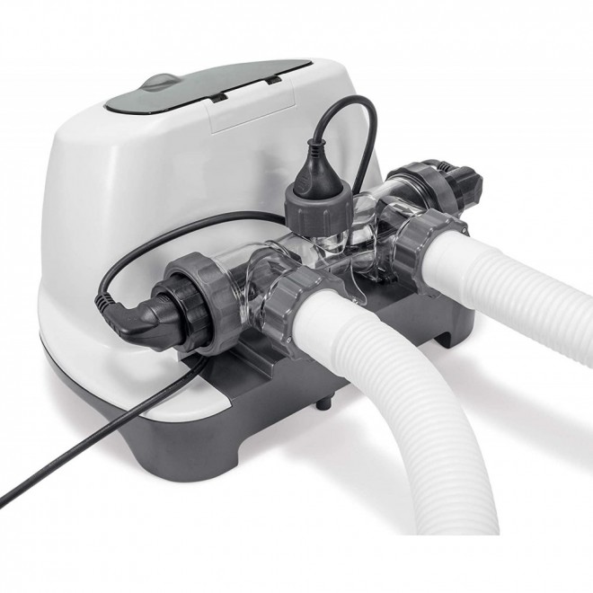 2026 INTEX KRYSTAL CLEAR SALTWATER SYSTEM WITH E.C.O. (ELECTROCATALYTIC OXIDATION) FOR UP TO 15000-GALLON ABOVE GROUND POOLS, 110-120V WITH GFCI