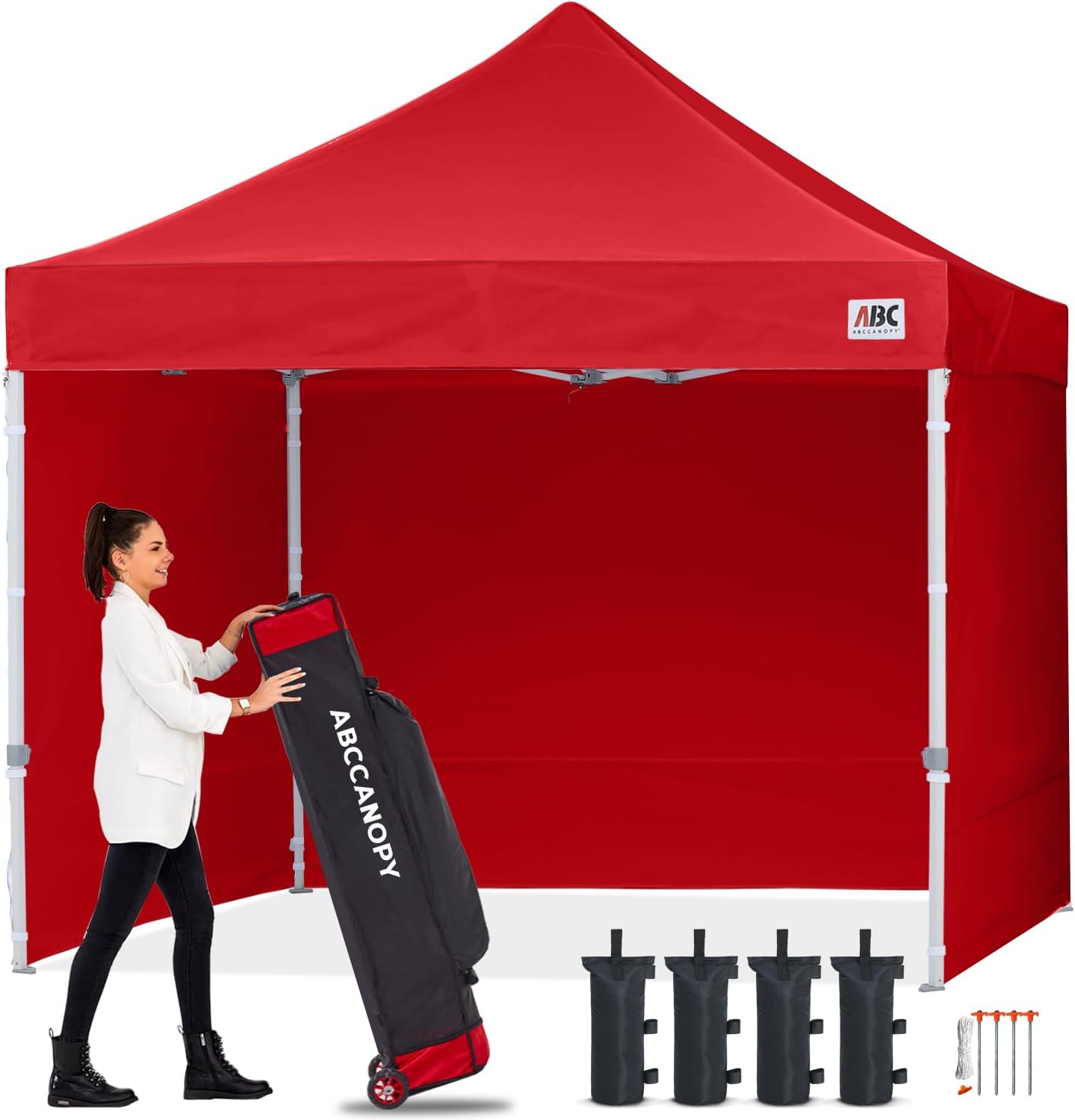 Easy Pop Up Canopy Tent 10×10 with Sidewalls