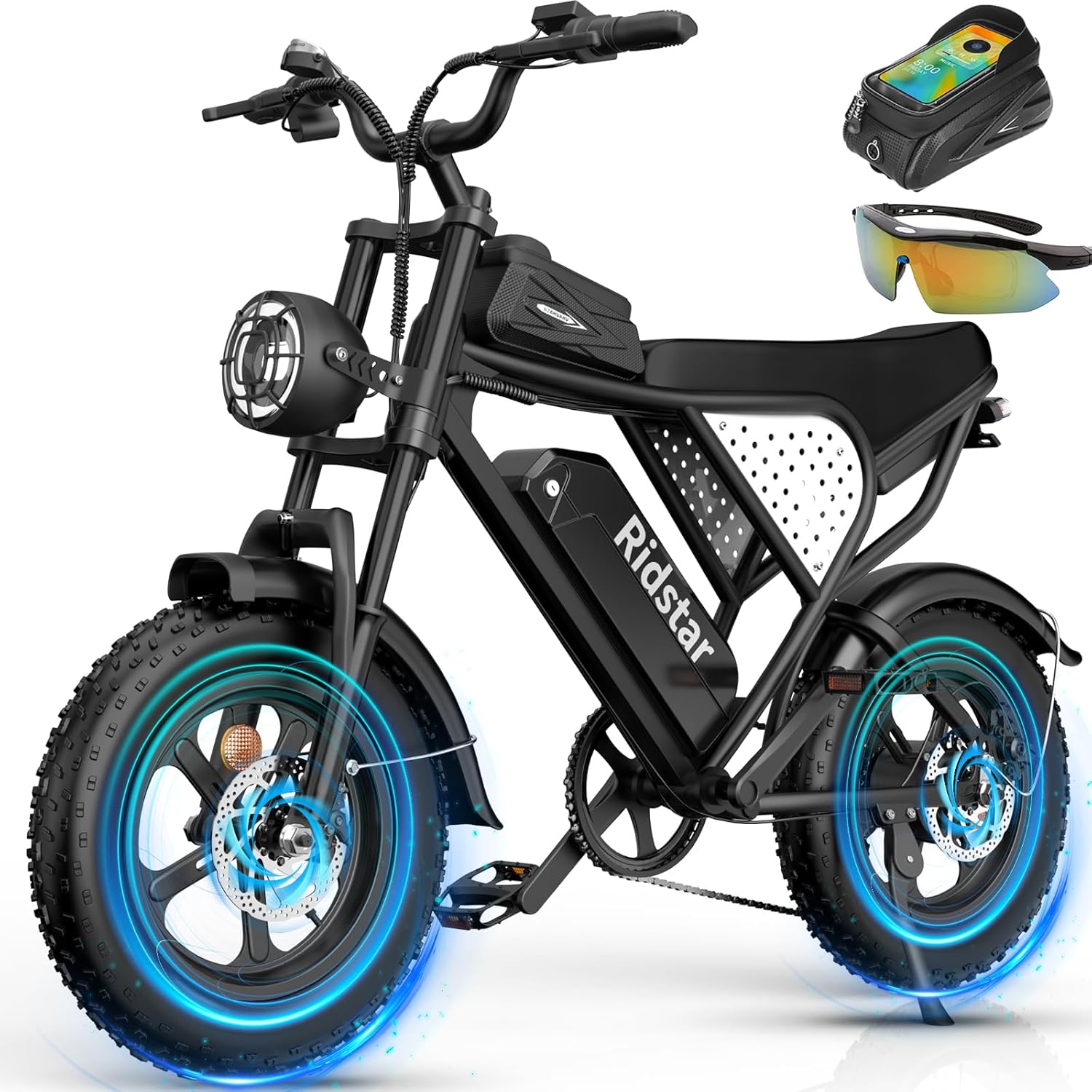 Electric Bike Q20, 2000W, 52V, 30-180 Miles