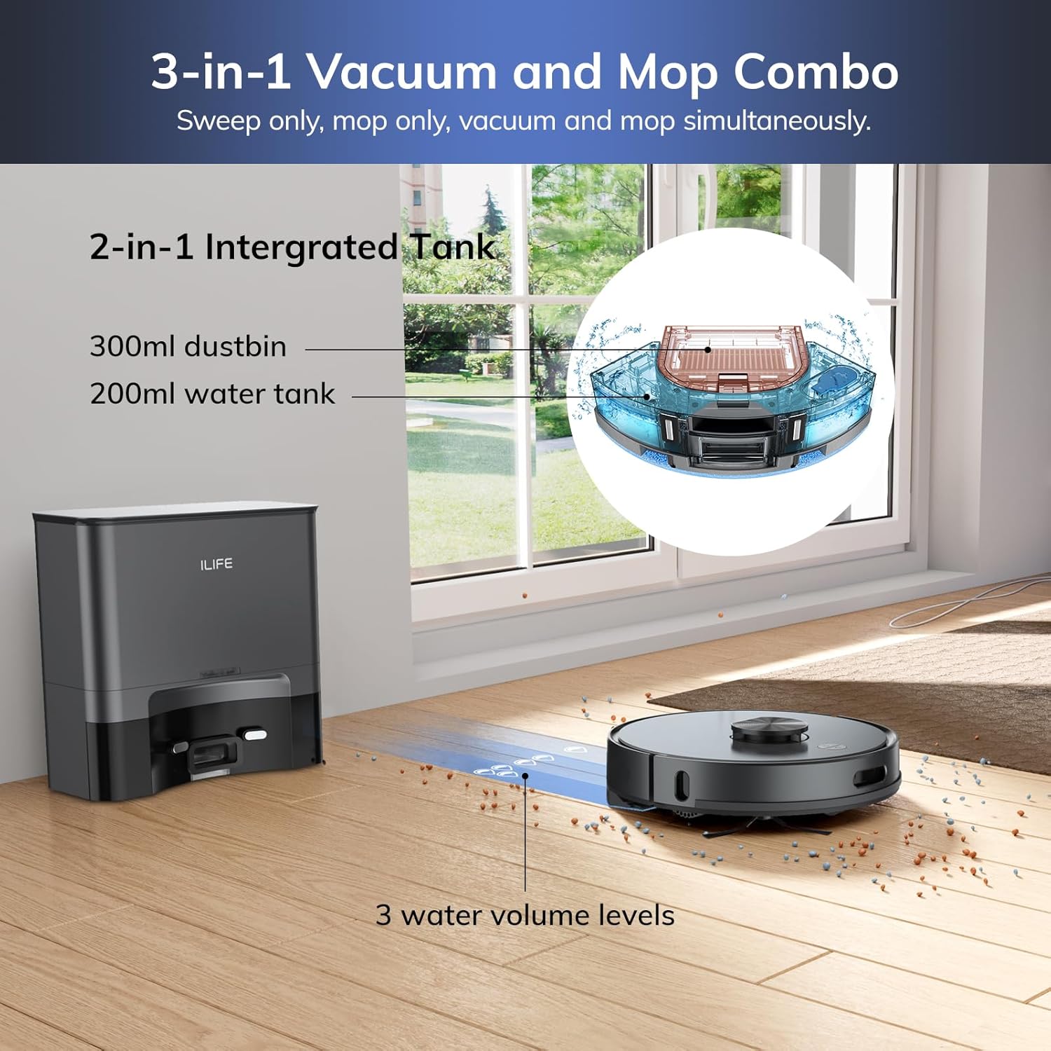 A30 Pro Robot Vacuum and Mop with Self-Emptying Station