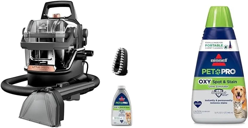 2026 Green HydroSteam Multi-Purpose Portable Carpet and Upholstery Cleaner, Car and Auto Detailer, 3618, Black and Copper Harbor