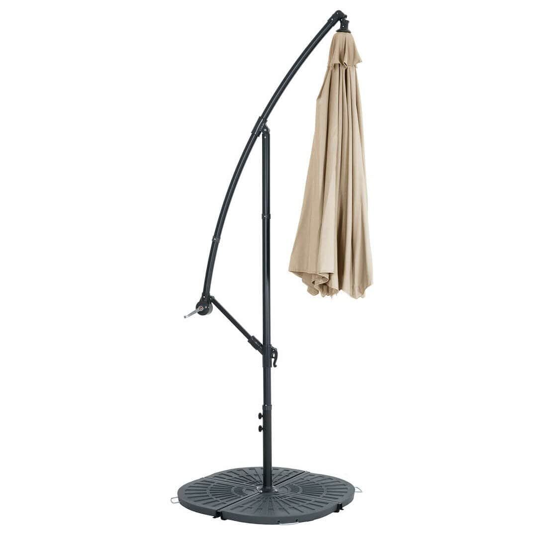 3m Round Banana Parasol Large Cantilever Garden Shade