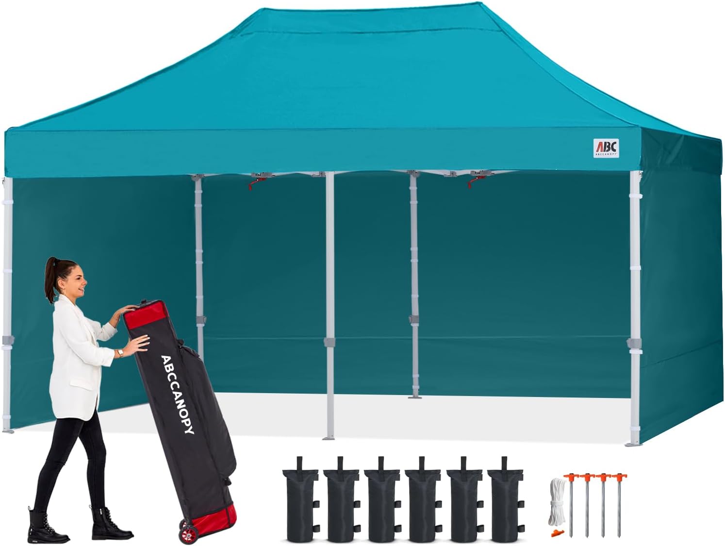 Easy Pop Up Canopy Tent 10×10 with Sidewalls