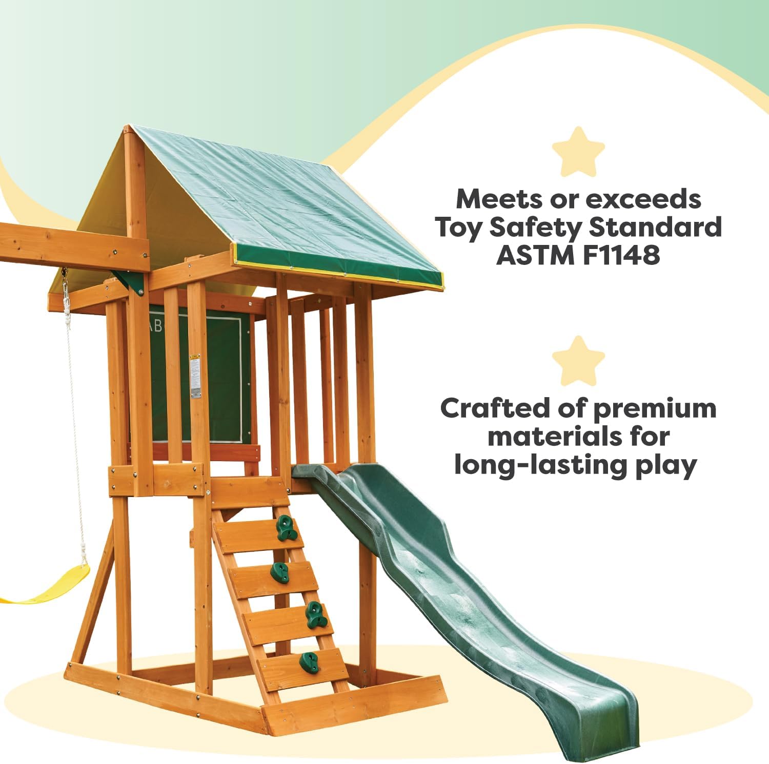 Appleton Wooden Swing Set – Amazon Exclusive