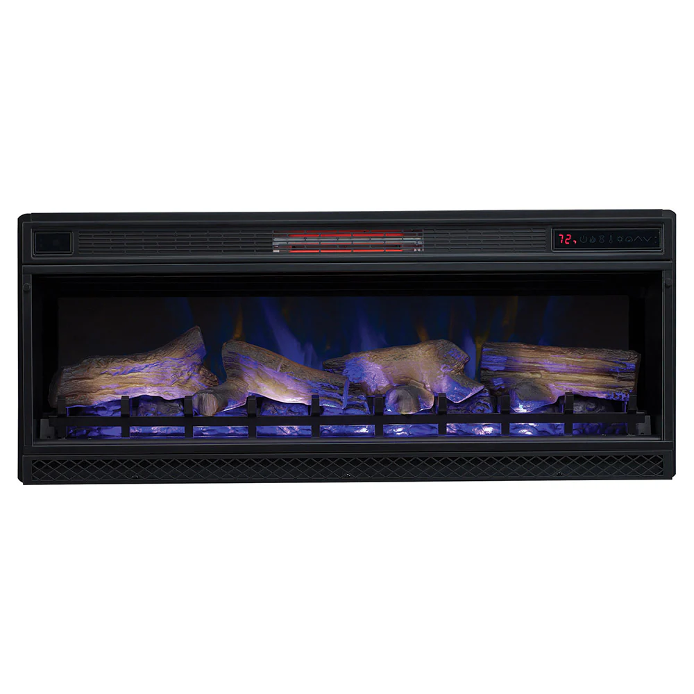 2026 Hutchinson 70-in Electric FireplaceTV Stand in Oak Espresso