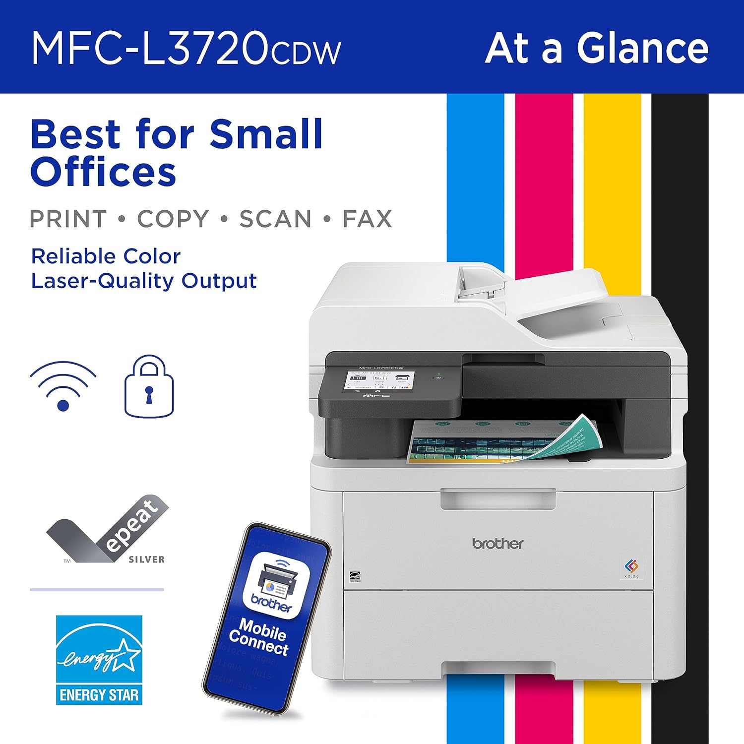 MFC-L3720CDW Wireless Color All-In-One Printer