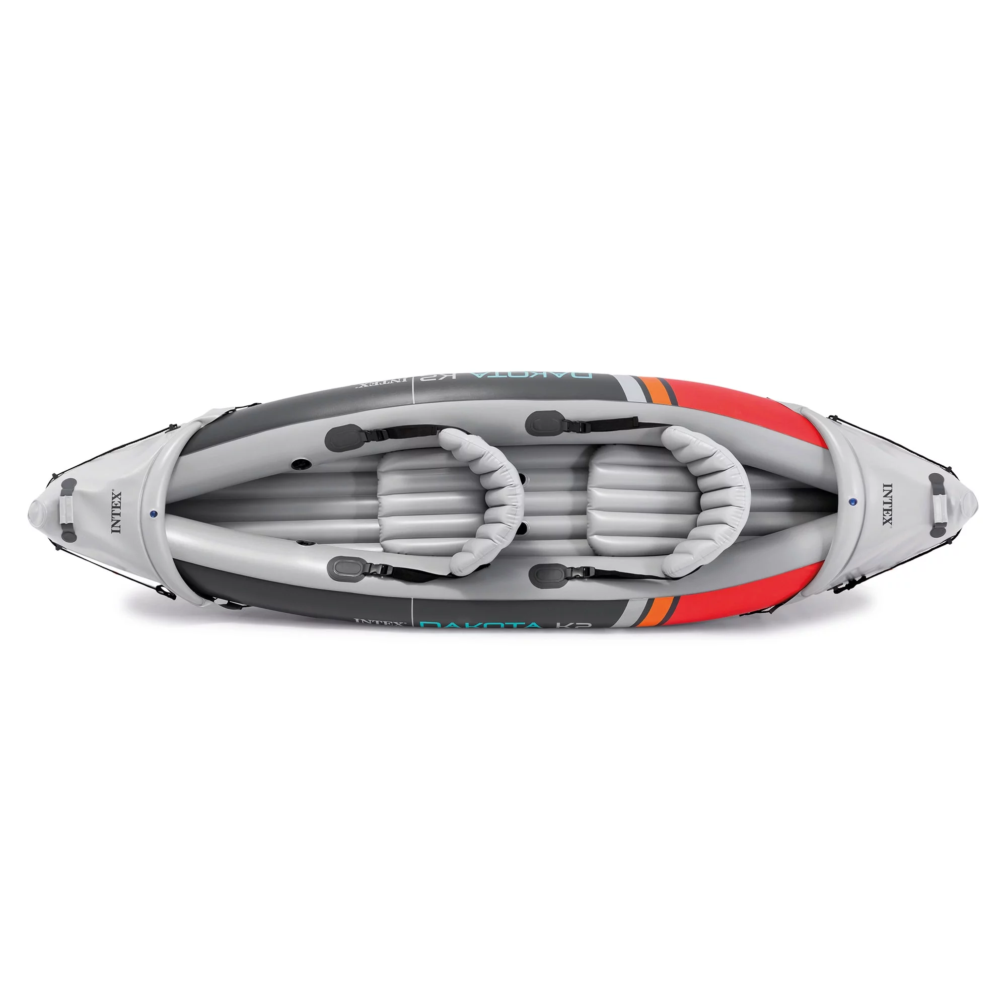 2026 Open Box Intex Dakota K2 2 Person Vinyl Inflatable Kayak with Oars and Pump