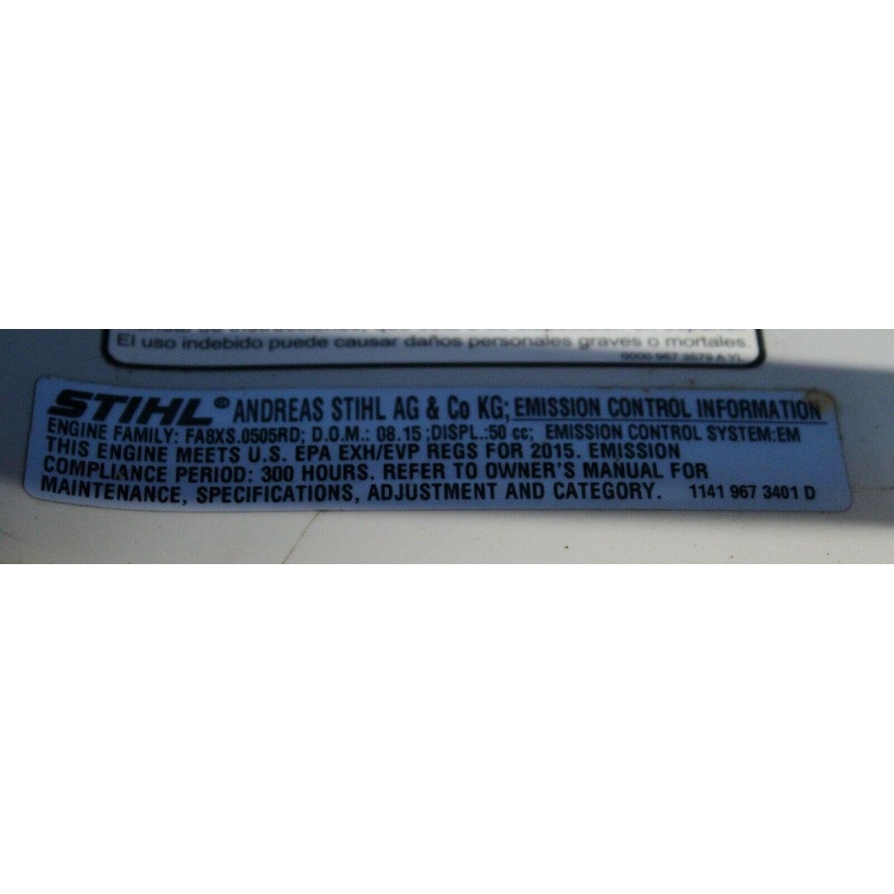 MS271 Farm Boss Chainsaw 50.2 Cc, 2.6 KW