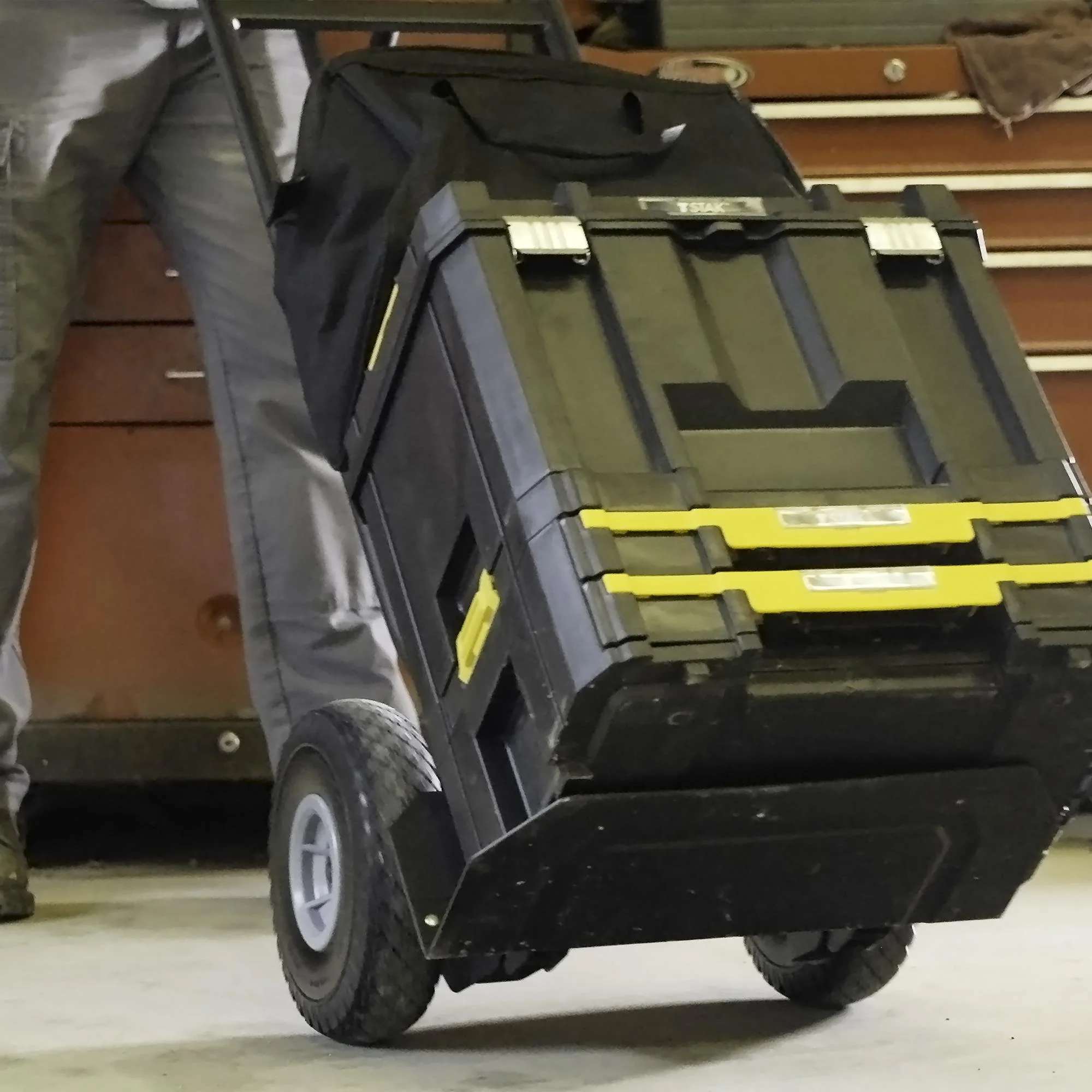 COSCO Load Assist Hand Truck with P Handle and Flat Free Wheels, 800lb capacity