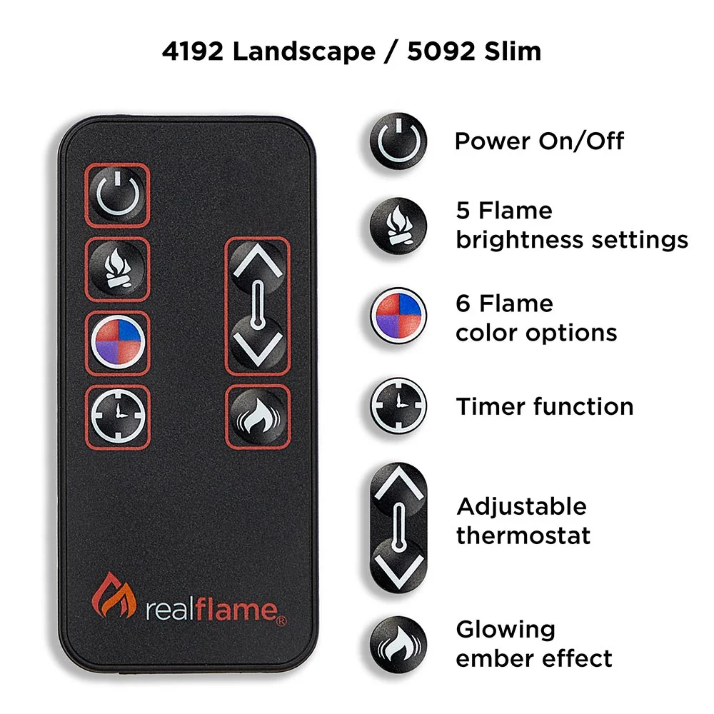 2026 Real Flame Malie Landscape 67-in Fireplace Mantel Package in Venetian Gray