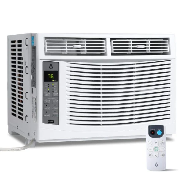 Window Air Conditioner With Reusable Filter & Controls, 6000 BTU 115V~, Suitable for 250 Sq.Ft