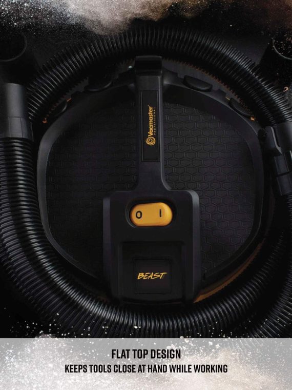 Beast Professional Series 14 Gal. 6.5 HP Steel Tank Wet/Dry Vac with Cart