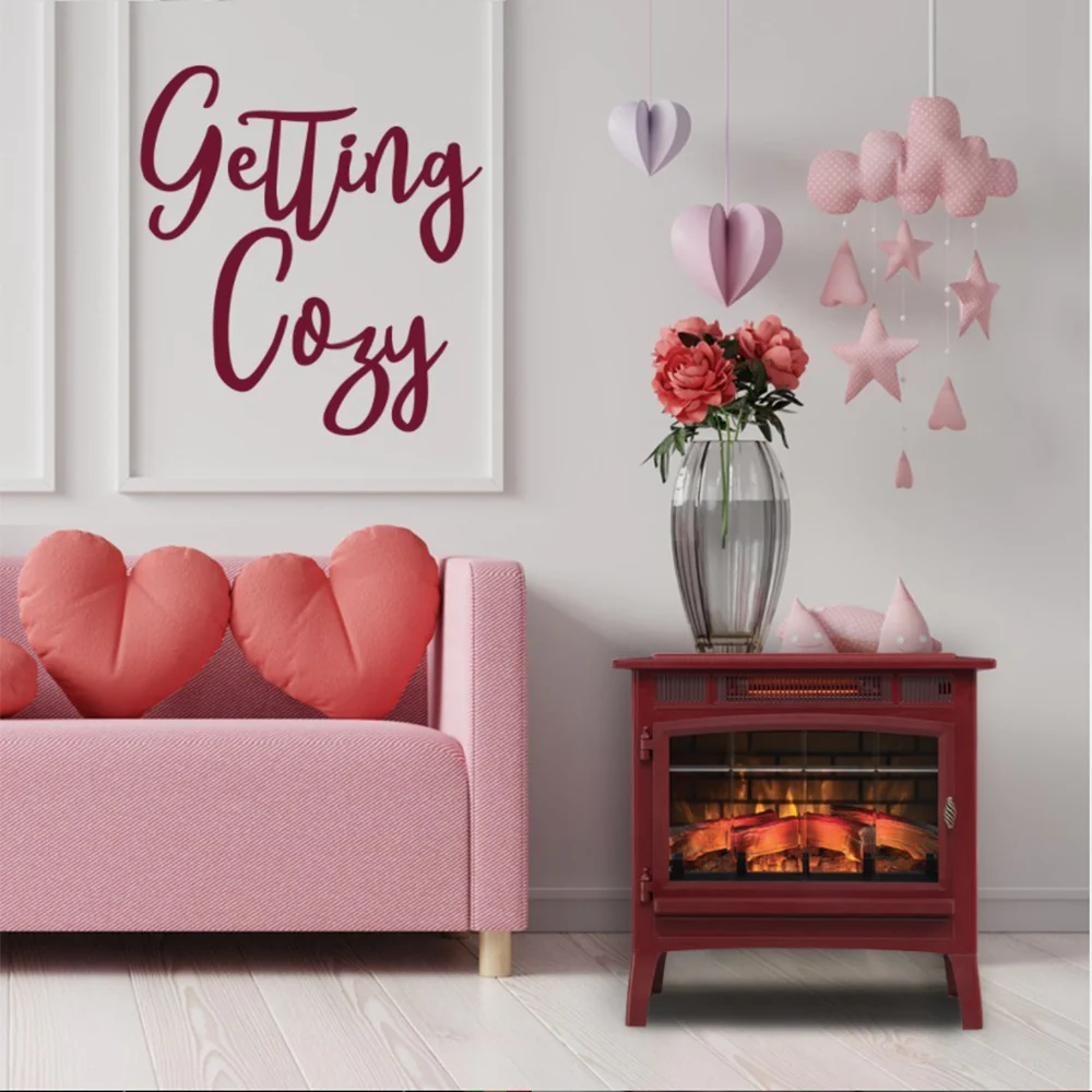 2026 Duraflame 3D Cinnamon Infrared Electric Fireplace Stove with Remote Control - DFI-5010-03