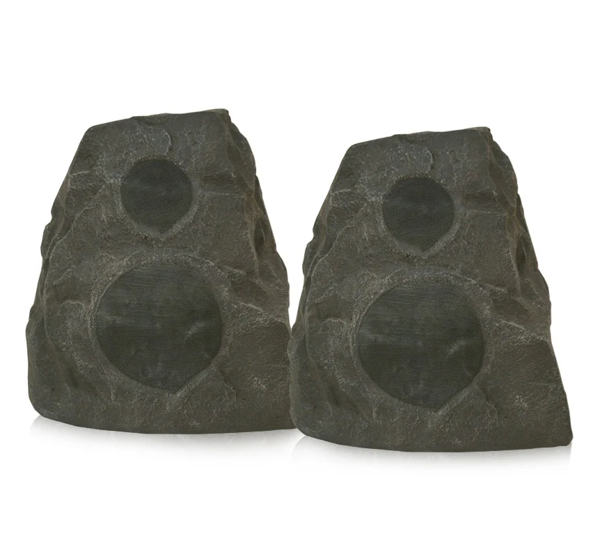 2026 Klipsch AWR-650-SM Outdoor Landscape Rock Speakers - Granite (Pair)