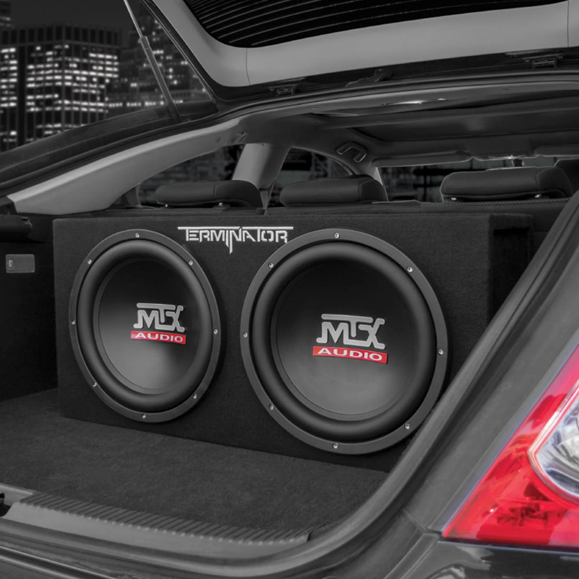 2026 12′′ 1200W Dual Car Subwoofer Package with Amplifier & Installation Kit