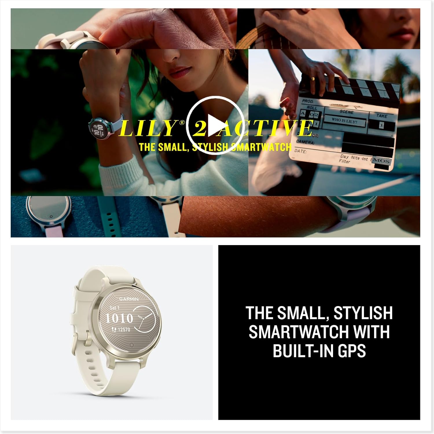 Active Smartwatch with Built-In GPS