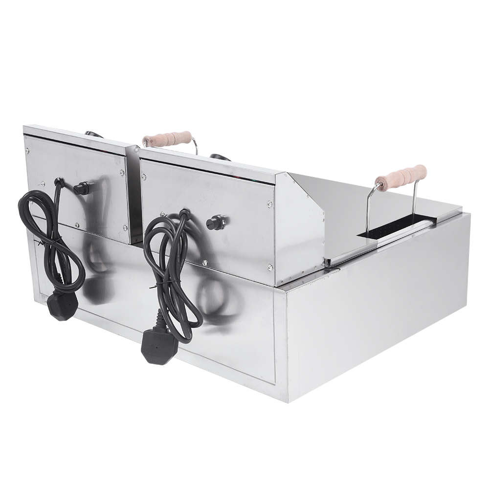 2026 Large Electric Fryer, ZOKOP 12.7Qt Stainless Steel Single-Cylinder Deep Fryer with Basket Silver