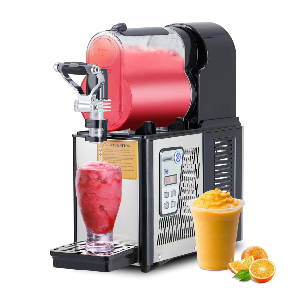 Commercial Slushie Machine 3L Stainless Steel Self-Cleaning Slushy Maker for Frozen Drinks,Snow Melting Ideal for Home,Coffee Shop,Restaurant