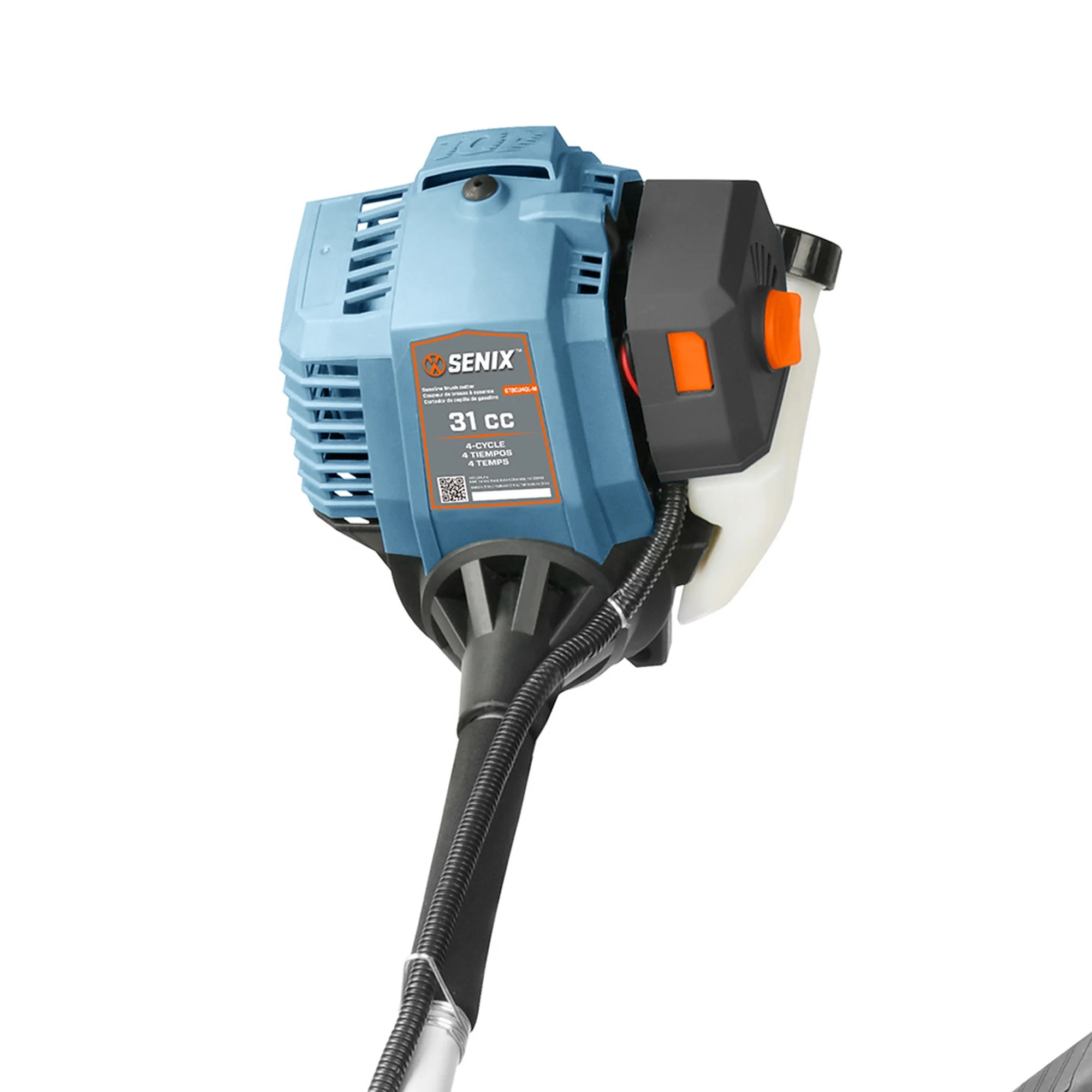 2026 SENIX 31 cc 4-Cycle Gas Powered 10-in Brush Cutter/17.7-in Cutting Swatch, Bump Feed, GTBCU4QL-M