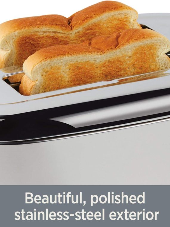 All-Clad 10942223917 Stainless Steel Digital Toaster with Extra Wide Slot, 4-Slice, Silver – 2-Slice