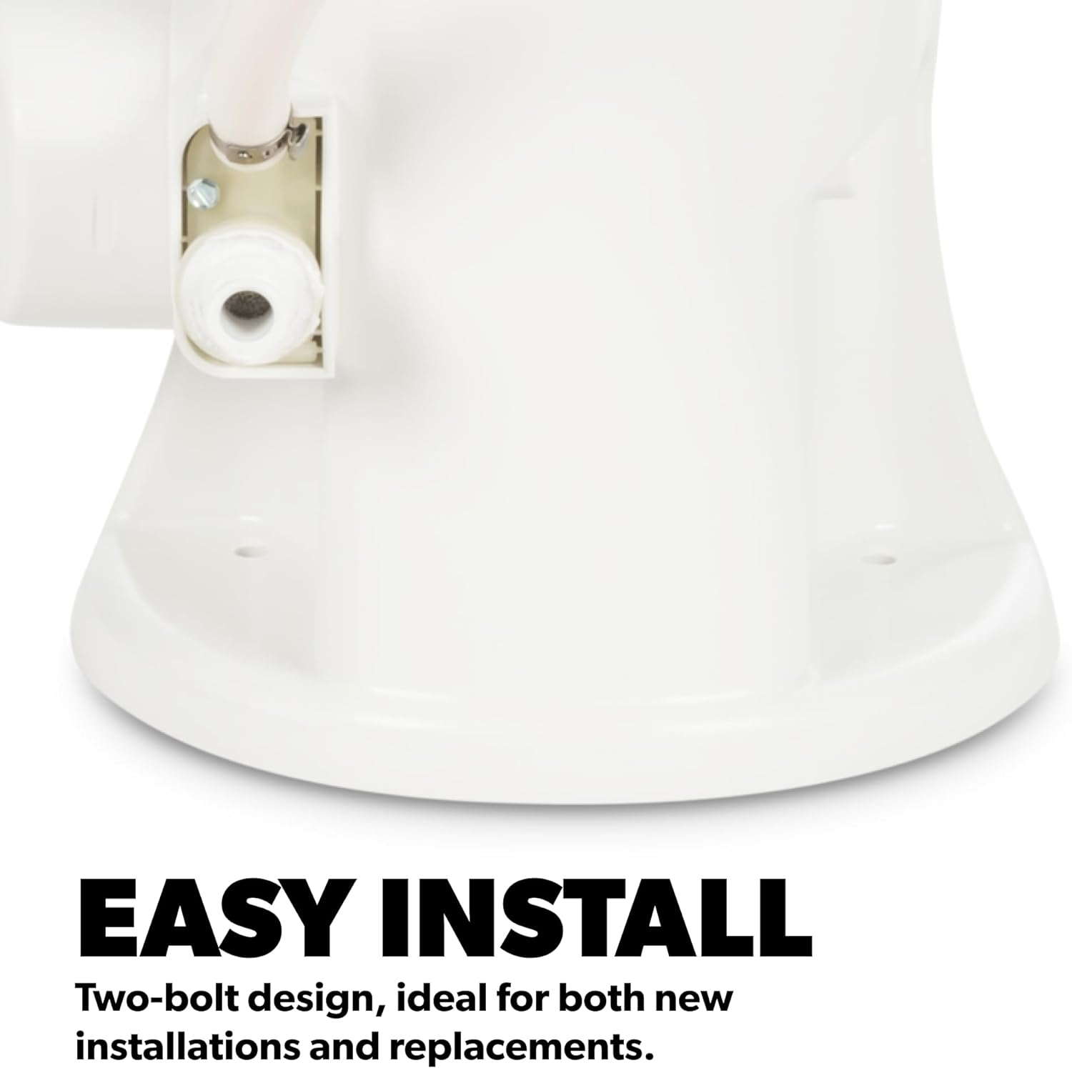 310 Standard Toilet – White Oblong, Powerflush RV Toilet