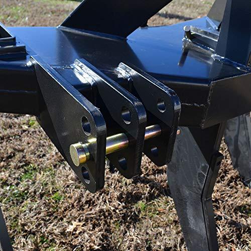 2026 3 Shank Subsoiler Ground Ripper Fits 3 Point Tractor Cat 1 & 2 Quick Hitch Compatible
