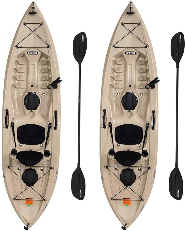 90806 Tamarack Angler 100 Fishing Kayak C 2 Pack (Paddles Included)