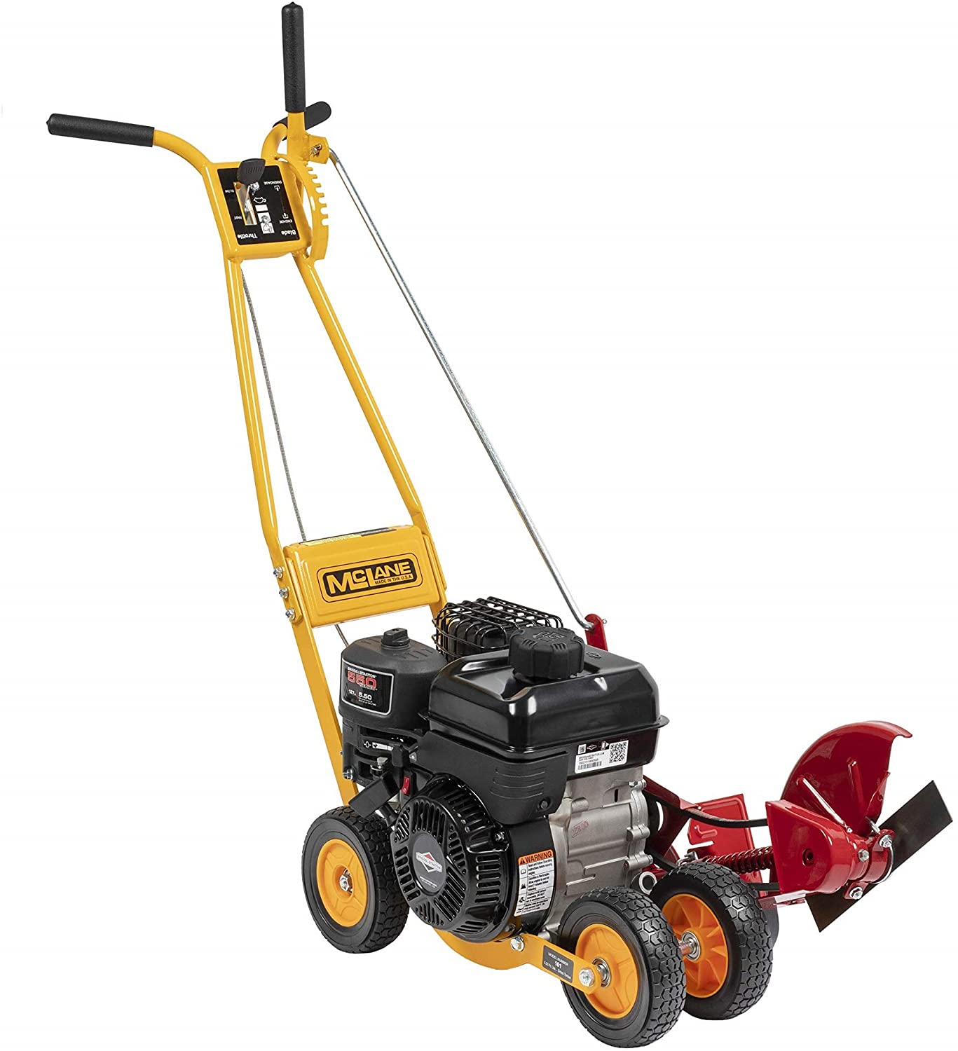 2026 101-5.5GT-7Gas Powered Lawn Edger, 5.50 Gross Torque/3.5 HP B&S Engine 7′′ Wheels