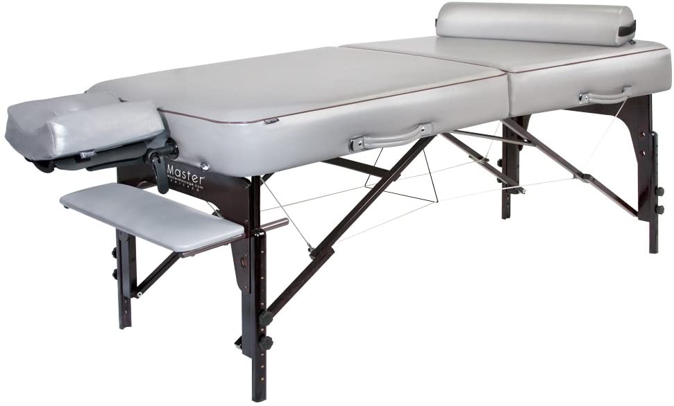 30′′ Massage Table Package with 3′′ Memory Foam,Dove Grey