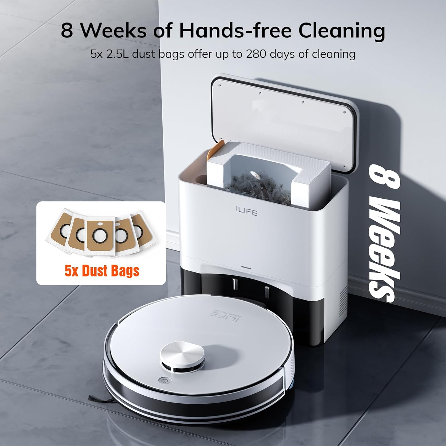 A30 Pro Robot Vacuum and Mop with Self-Emptying Station