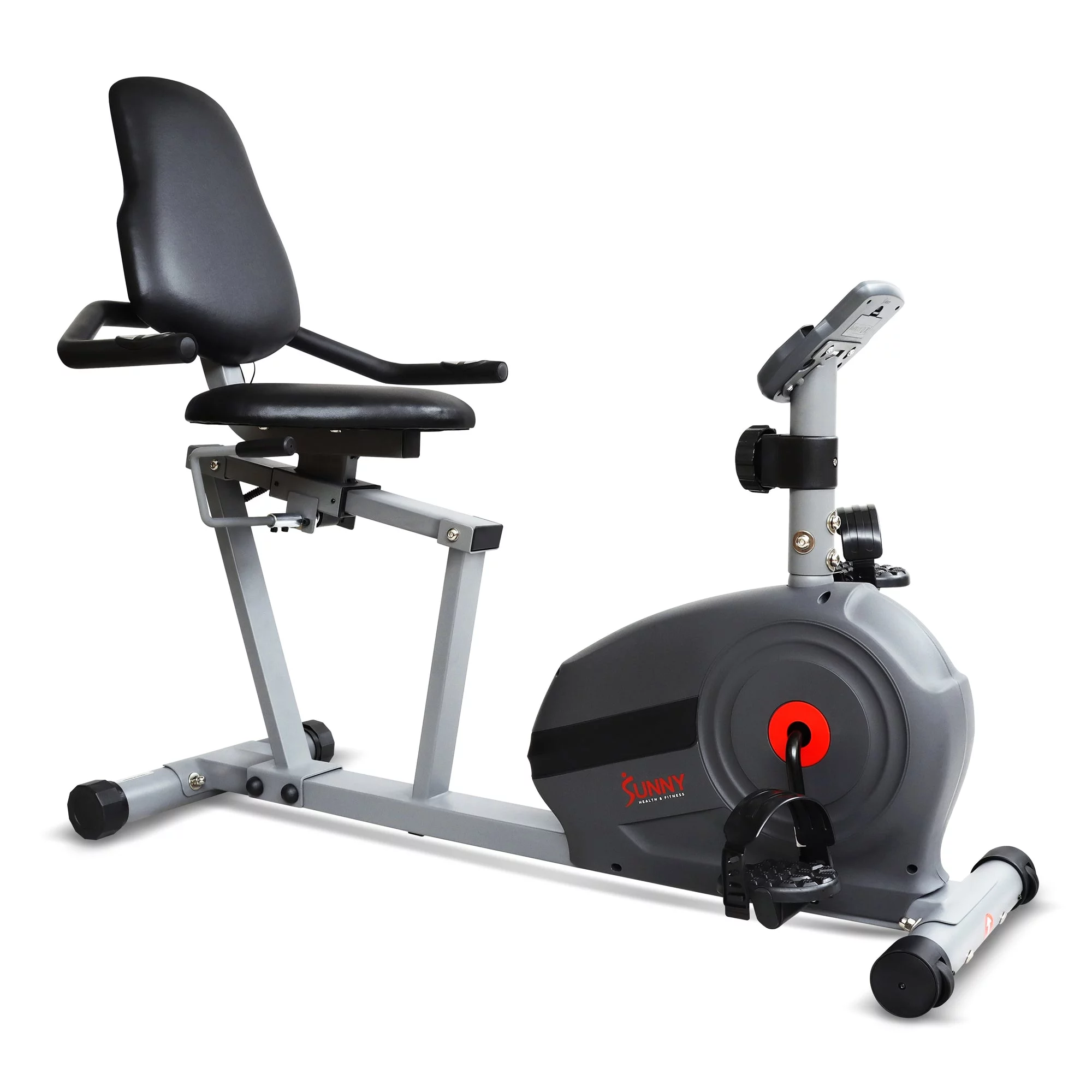 2026 Sunny Health & Fitness Essential Interactive Series Recumbent Bike – SF-RB422903